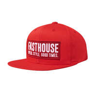FASTHOUSE BLOCKHOUSE YOUTH HAT - RED