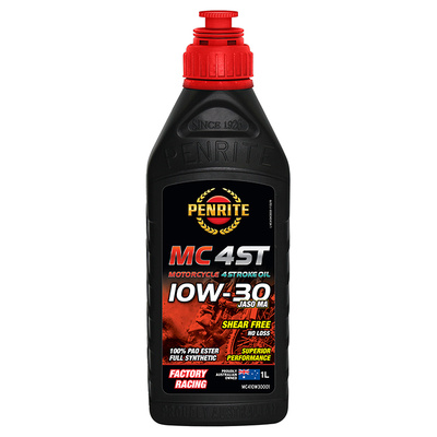Penrite MC-4ST 10W-30 100% PAO Ester Full Synthetic Oil - 1 Litre