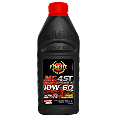 Penrite MC-4ST 10W-60 100% PAO Ester Full Synthetic Oil - 1 Litre