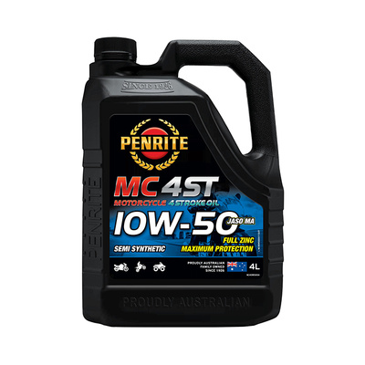 Penrite MC-4ST 10W-50 Semi Synthetic Oil - 4 Litres