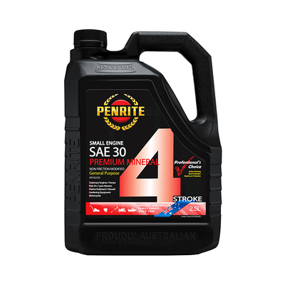 Penrite Small Engine 4 Stroke SAE 30 Mineral Oil - 2.5 Litre