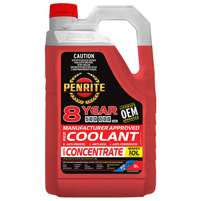 Penrite Red OEM Coolant Concentrate - 5 Litres
