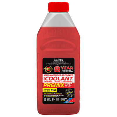 Penrite Red OEM Coolant Premix - 1 Litre