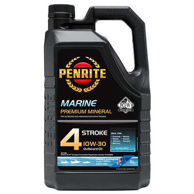 Penrite Marine Outboard 4 Stroke 10W-30 Mineral Oil - 5 Litres