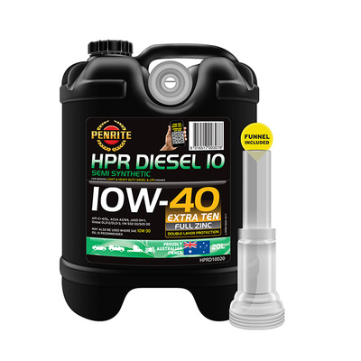Penrite HPR Diesel 10 10W-40 Semi Synthetic Oil - 20 Litres