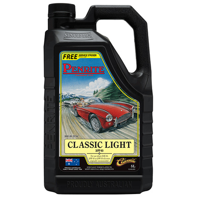 Penrite Classic Light 20W-60 Mineral Oil - 5 Litres