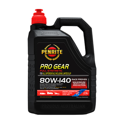 Penrite Premium 80W-140 Full Synthetic Pro Gear Oil - 2.5 Litre