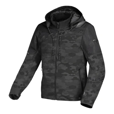 Macna Racoon Jacket - Black/Grey Camo