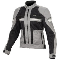 Macna Ladies Rush Mesh Jacket - Black/Grey