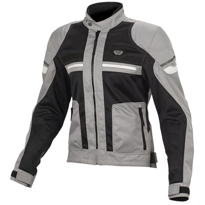 Macna Rush Mesh Womens Jacket - Black/Grey