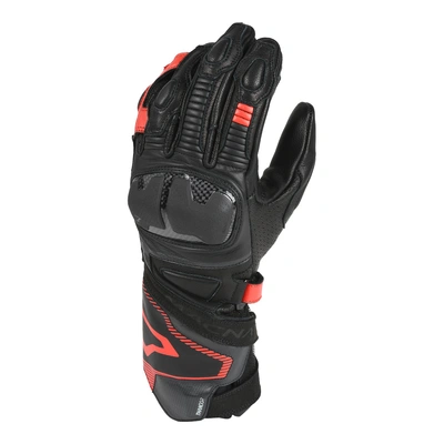 Macna Thandor Motorcyle Gloves - Black/Red