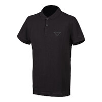 Macna Polo T-Shirt - Black/Silver