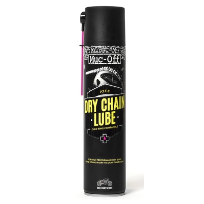 MUC-OFF MOTORCYCLE CHAIN LUBE DRY PTFE 400ml