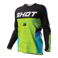Shot Youth Raw Tracer Jersey - Green