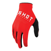 Shot Youth Raw Glove - Red