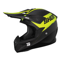 Shot Pulse Line Helmet - Matte Neon Yellow