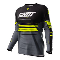 Shot Youth Raw Peak Jersey - Neon Yellow