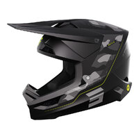 Shot Race Battle Helmet - Black Camo/Neon Yellow