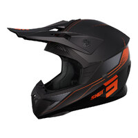 Shot Pulse Edge Helmet - Matte Black/Orange