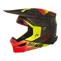 Shot Youth Furious Matrix Helmet - Gloss Red