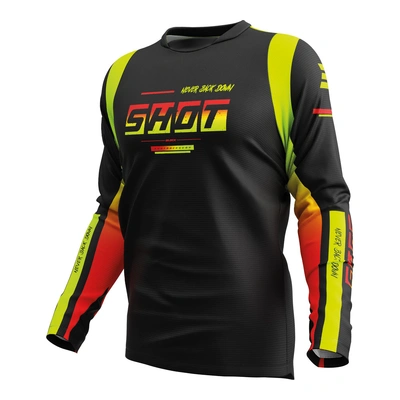 Shot Devo Block MX Jersey - Neon Yellow