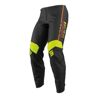 Shot Kids Draw Block MX Pants - Neon Yellow