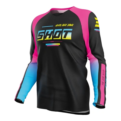 Shot Kids Draw Block MX Jersey - Pink