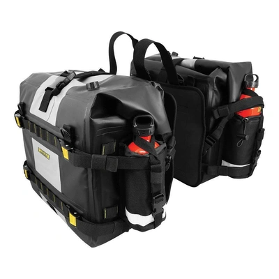 Nelson Rigg SE-4050 Hurricane Dry Saddlebags - Pair - Black/Grey - 27.5L