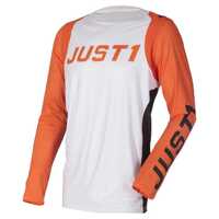Just1 J-Flex Adrenaline Jersey - White/Orange