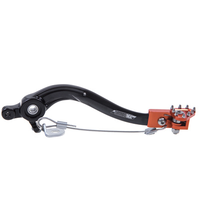 Orange Flex Tip Brake Pedal - KTM 250 EXCF - 2017-2025