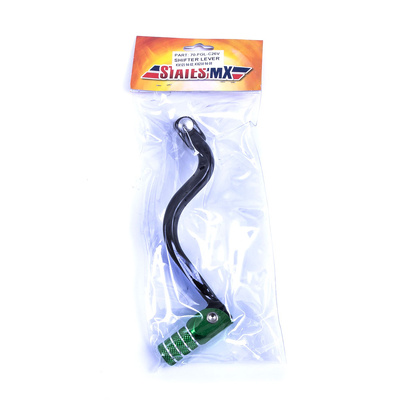 StatesMX Forged Alloy Gear Lever - Kawasaki KX125 - Green - 1994-2002