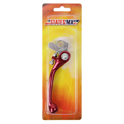 StatesMX Flex Brake Lever - Honda CR125R - Red - 2002-2008
