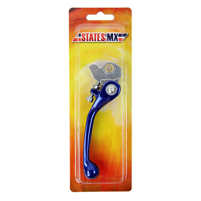 StatesMX Flex Brake Lever - Kawasaki KX100 - Blue - 2001-2005