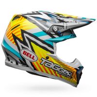 Bell Moto-9 MIPS Tagger Yellow Blue White Helmet