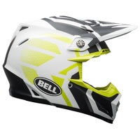 Bell Moto-9 MIPS District Helmet - White/Black/Green