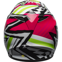 Bell MX-9 MIPS Tagger Asymetric Helmet - Pink/Green