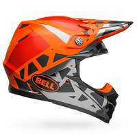 Bell Moto-9 MIPS Tremor Helmet - Matte/Gloss Black/Orange/Chrome
