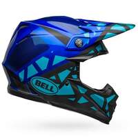 Bell Moto-9 MIPS Tremor Matte/Gloss Blue/Black Helmet