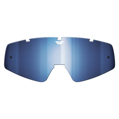 Fly Racing Zone & Focus Replacement Lens - Chrome Blue