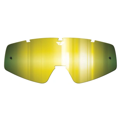 Fly Racing Zone & Focus Replacement Lens - Gold Mirror
