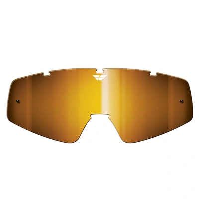 Fly Racing Youth Replacement Lens - Chrome Amber