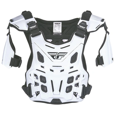 Fly Racing Roost Offroad Body Armour - White - OS