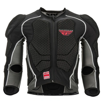 Fly Racing Youth Barricade Armour Long Sleeve Suit - Black - YOS