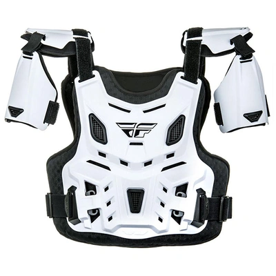 Fly Racing Youth Roost Offroad Body Armour - White - YOS