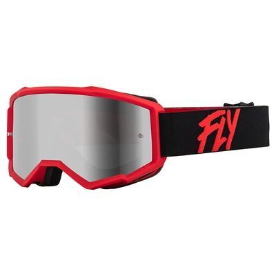 Fly Racing Youth Zone MX Goggles - Black/Red