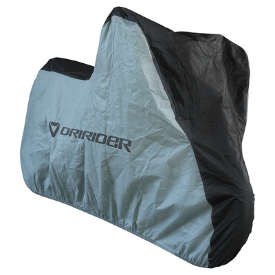 Dri Rider Indoor Non-Waterproof Motorcycle Cover - Grey/Black