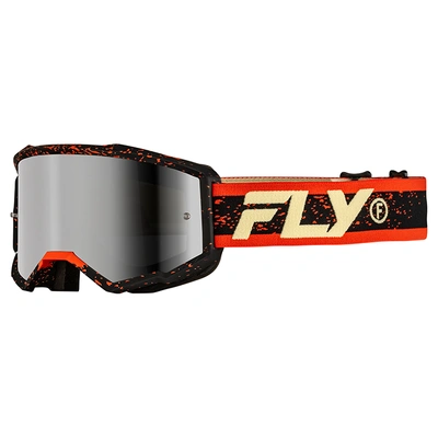 Fly Racing Zone MX Goggles - Black/Red/Cream