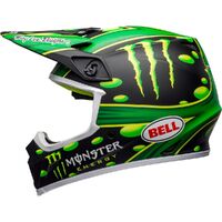 Bell MX-9 MIPS SE Showtime Helmet - Matte Black/Green