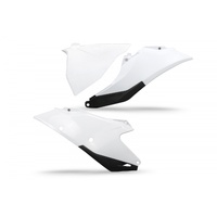 UFO GAS GAS MC/MC-F/EX/EX-F/EC/EC-F 2021 White Sidepanels With Left Side Airbox Cover