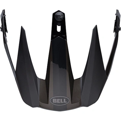 Bell MX-9 Adv Peak Maurauder Blackout Peak - Matte/Gloss Black